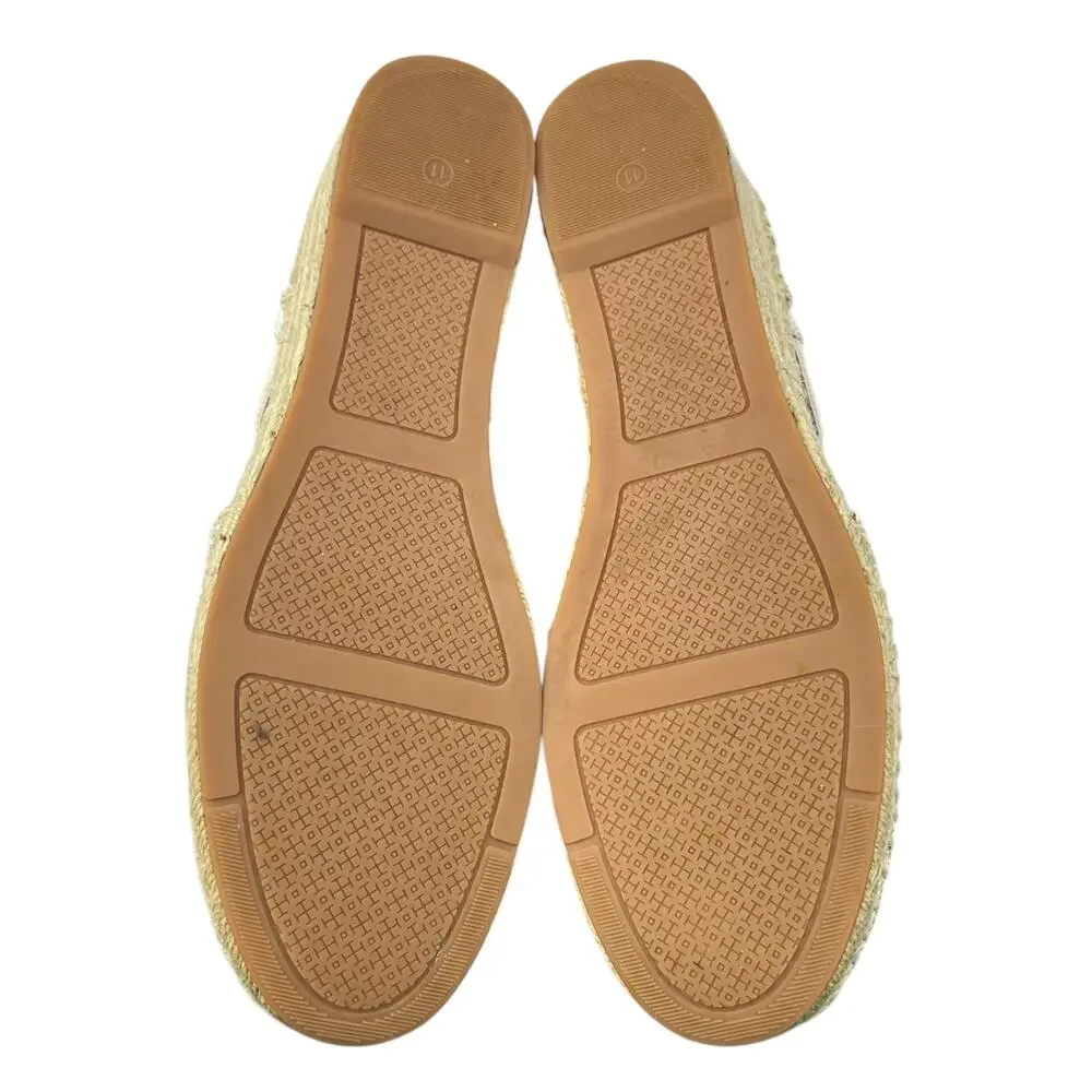 Tory Burch Women’s Catalina Cream Closed Toe Espadrille Size US 11